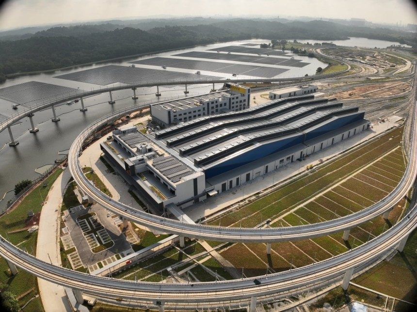 싱가포르 종합 철도 시험센터(SRTC) 전경. / 사진=GS건설 제공