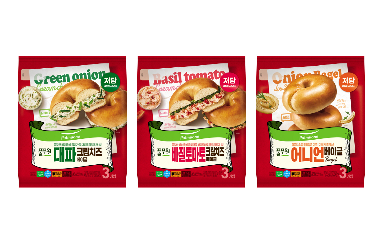풀무원, ‘저당 베이글’ 3종 출시…풀무원표 건강한 식사빵 첫선