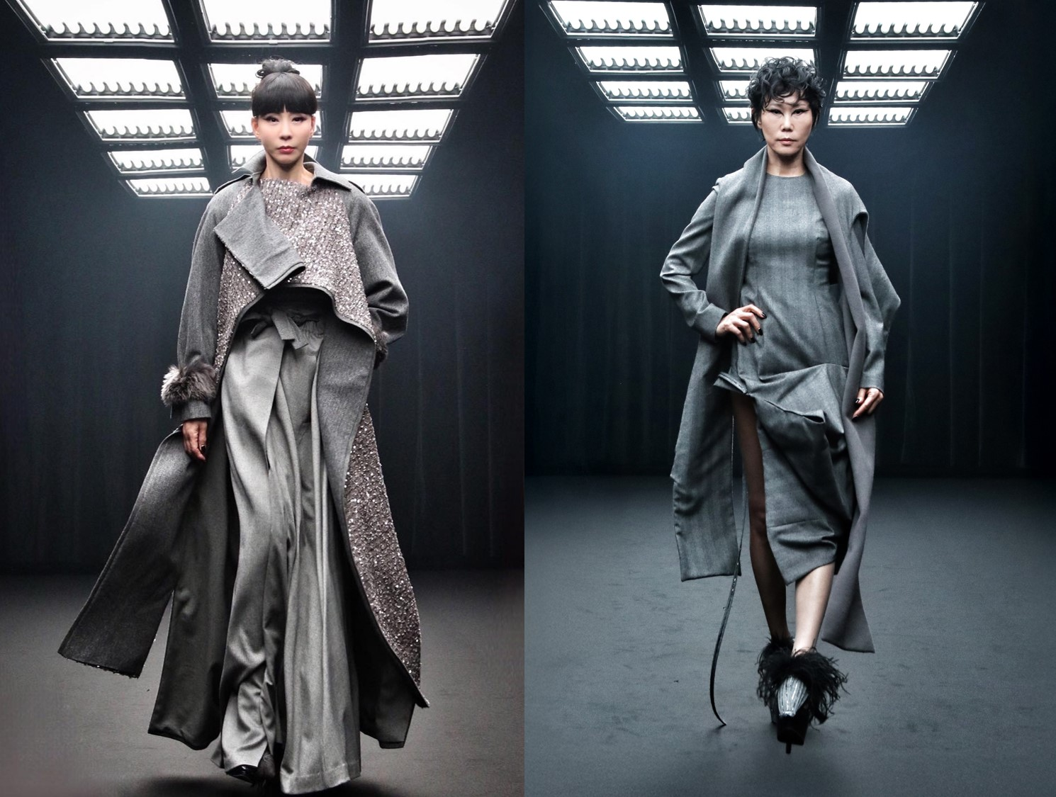 모델 이수진X박지영, 글로벌 패션 무대에서 역동적인 존재감 입증