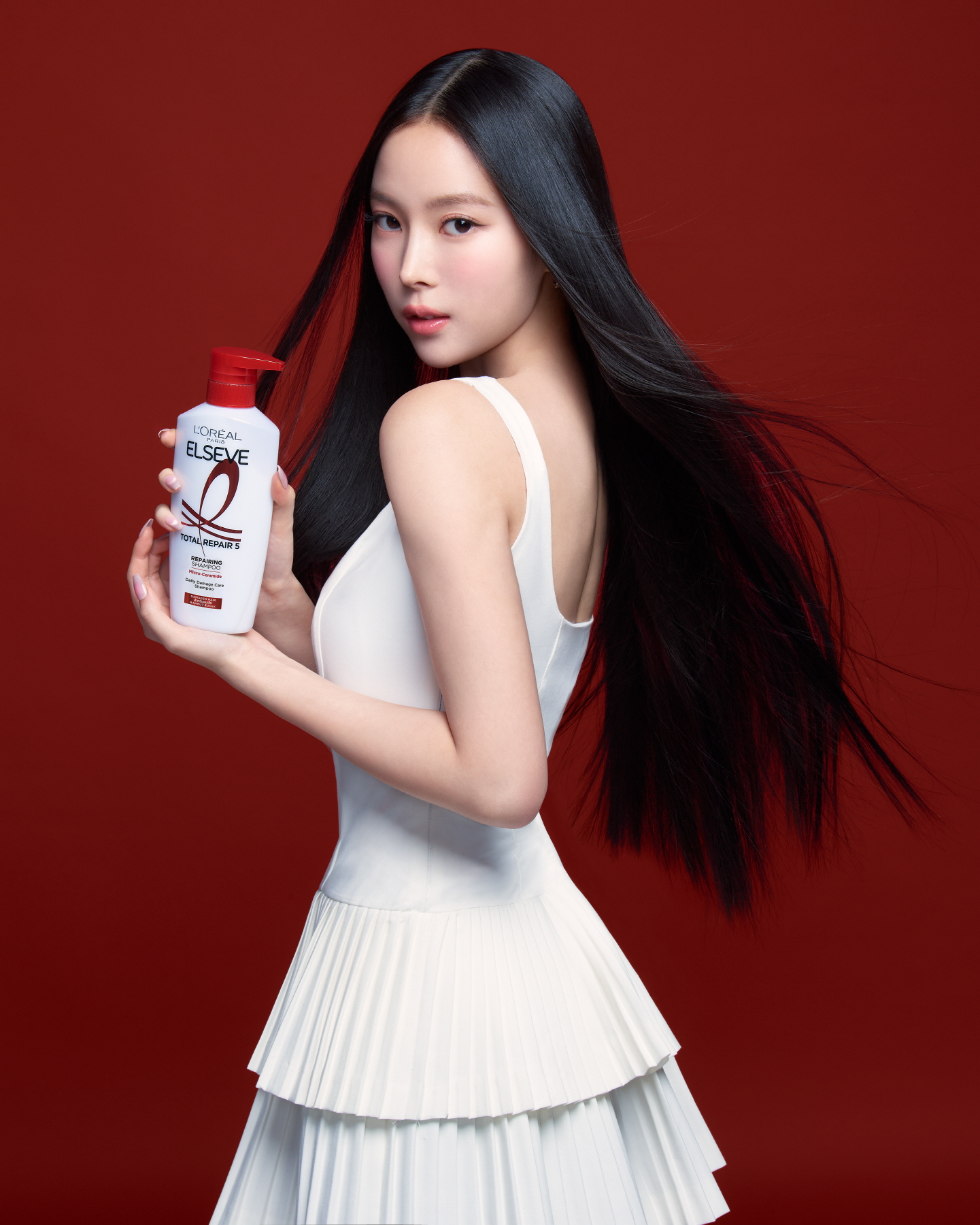 미야오 나린, 로레알파리 토탈 리페어 5 샴푸