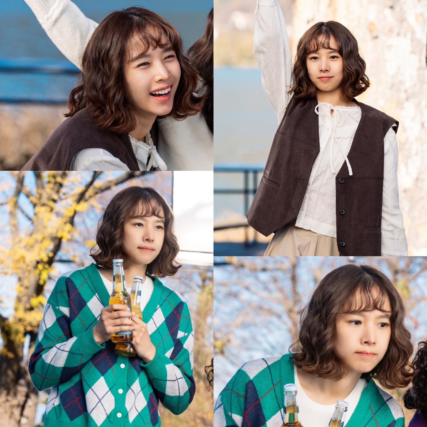 조윤희, ‘금주를 부탁해’ 포스터 비하인드 공개…갈색 단발 펌 완벽 소화