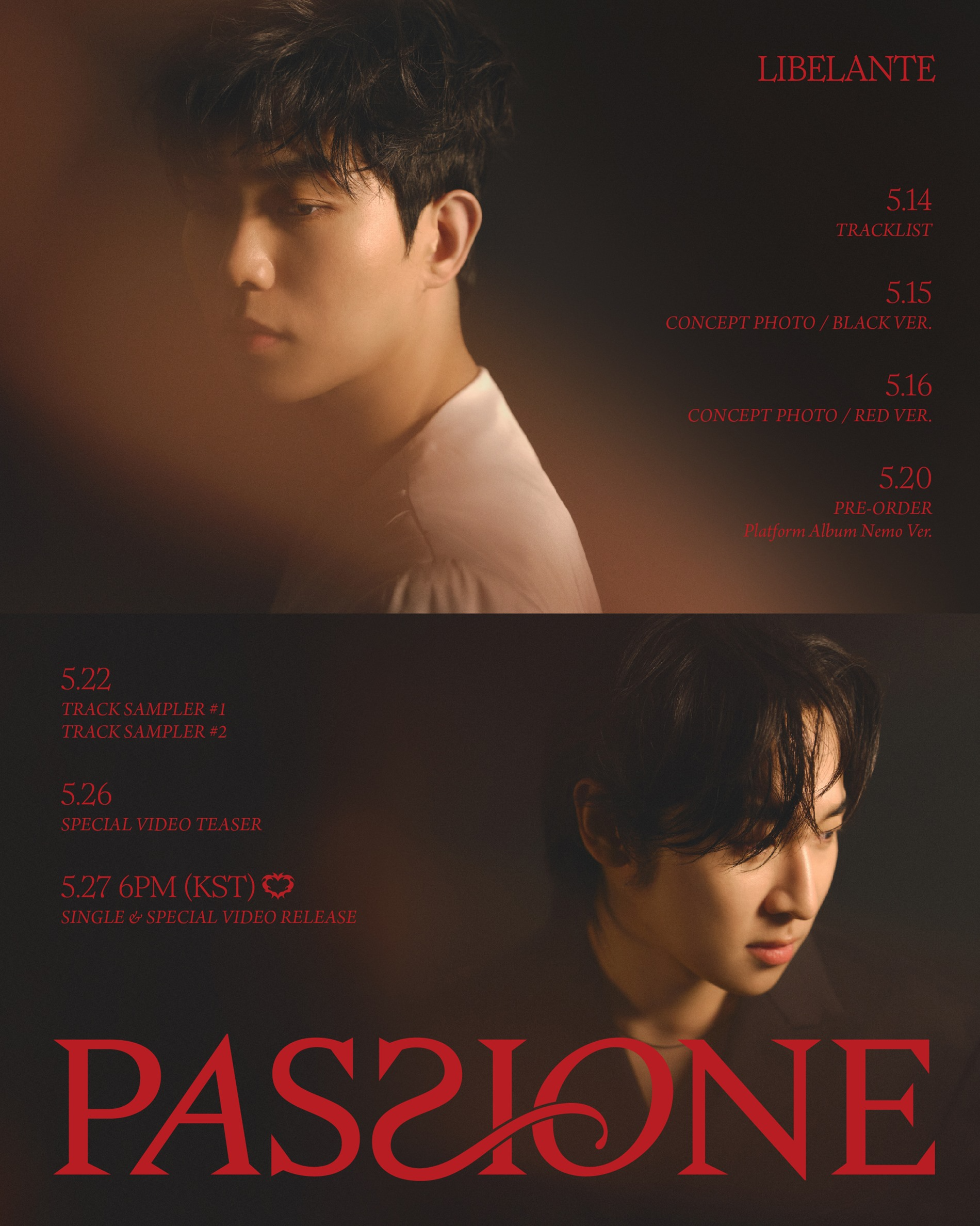 리베란테, 감동의 찐 보이스 온다…싱글 ‘PASSIONE’ 27일 발매