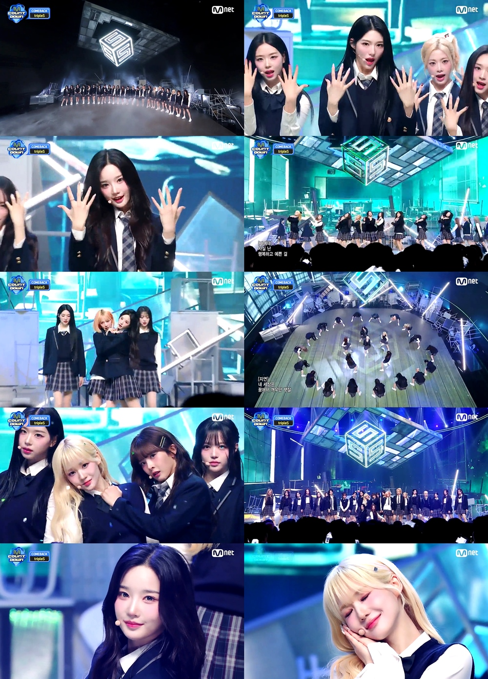 ‘엠카운트다운’ 트리플에스, 압도적 퍼포먼스 빛났다…'깨어' 활동 시동
