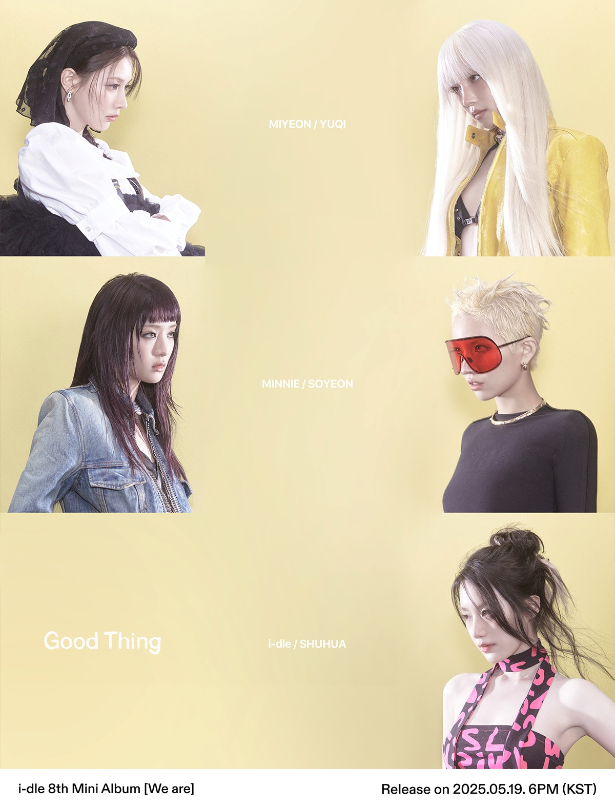 아이들, 타이틀곡 'Good Thing' 콘셉트 포토 공개…‘틀을 깬 변신’