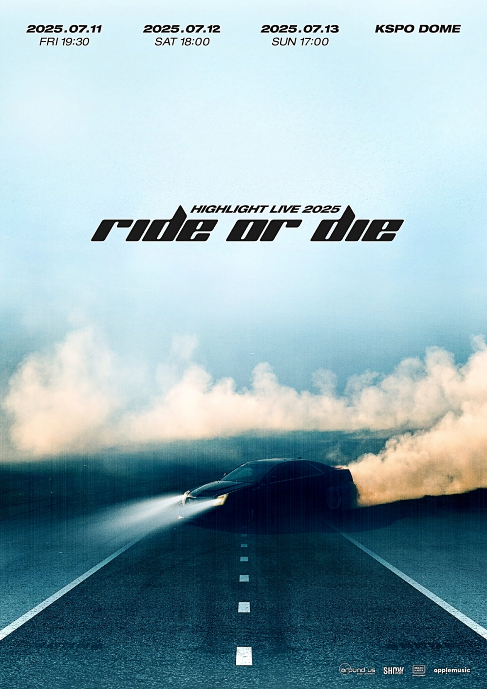하이라이트, 7월 단독 콘서트 ‘라이드 오어 다이’ 개최…KSPO돔 여름 축제