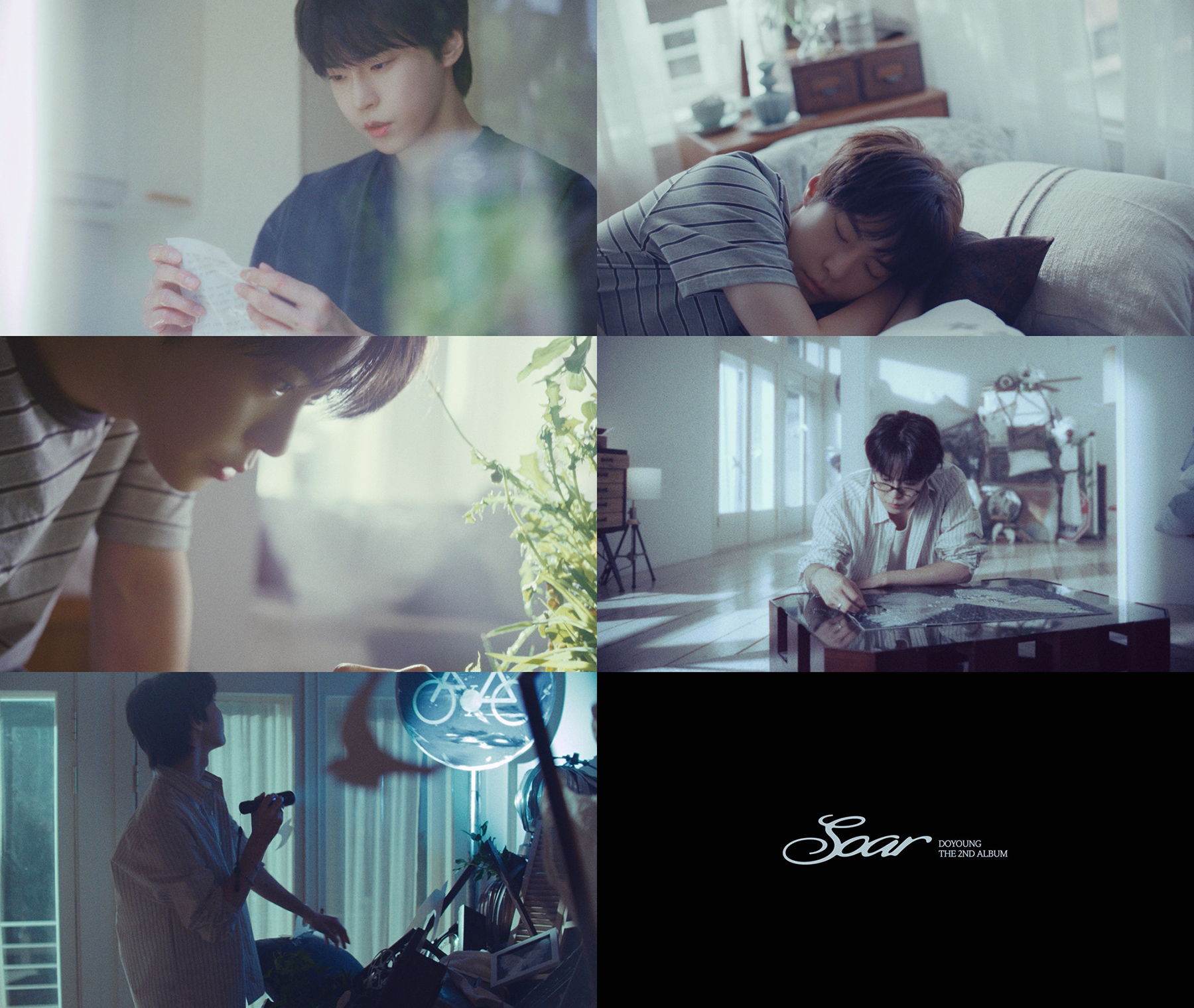 NCT 도영, 두 번째 앨범 ‘Soar’의 서사 여는 인트로 비디오 공개…‘서정적인 록 사운드+몽환적 영상미’