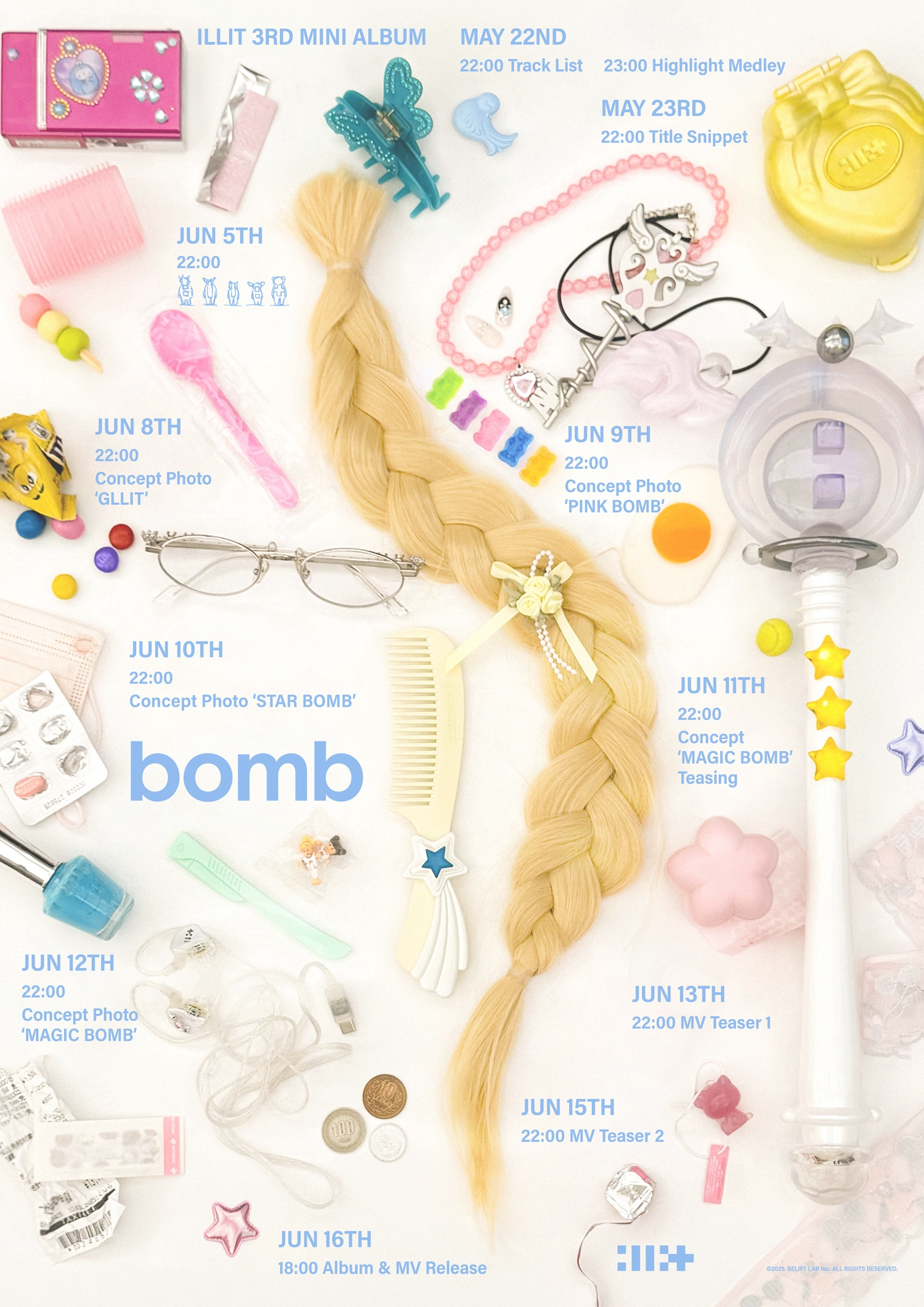 아일릿, 미니 3집 프로모션 캘린더 영상 공개…다채로운 콘텐츠 예고