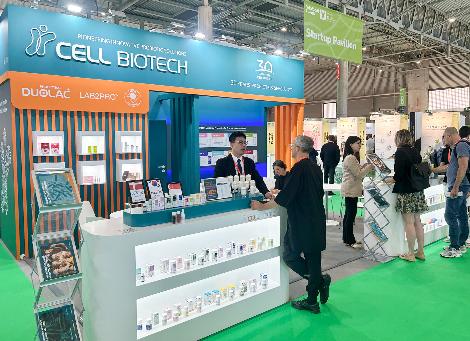 쎌바이오텍 듀오락, ‘비타푸드 유럽 2025’ 부스