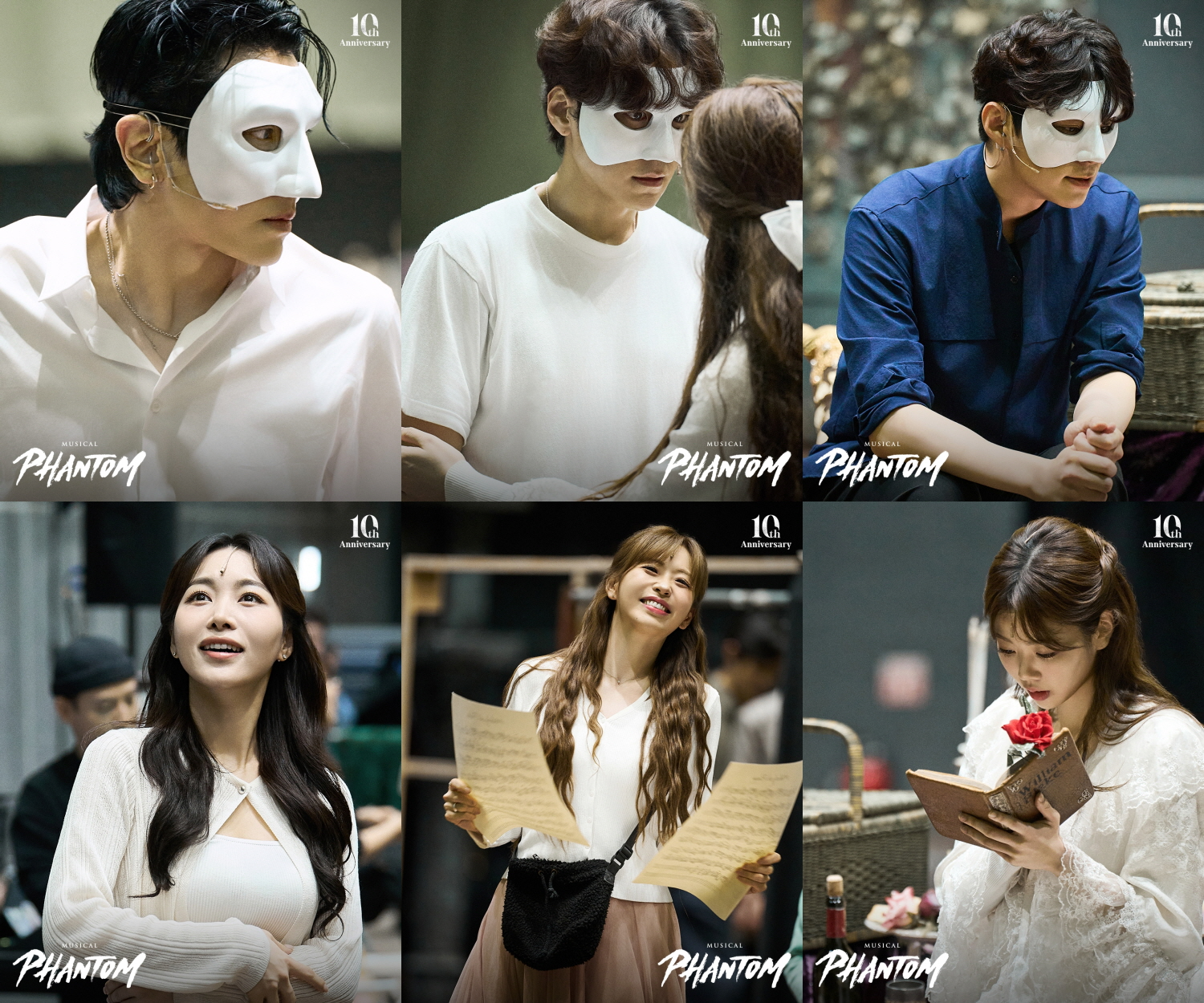 ‘팬텀’ 박효신X카이X전동석, 연습실 현장 공개…무대 못지않은 몰입과 전율