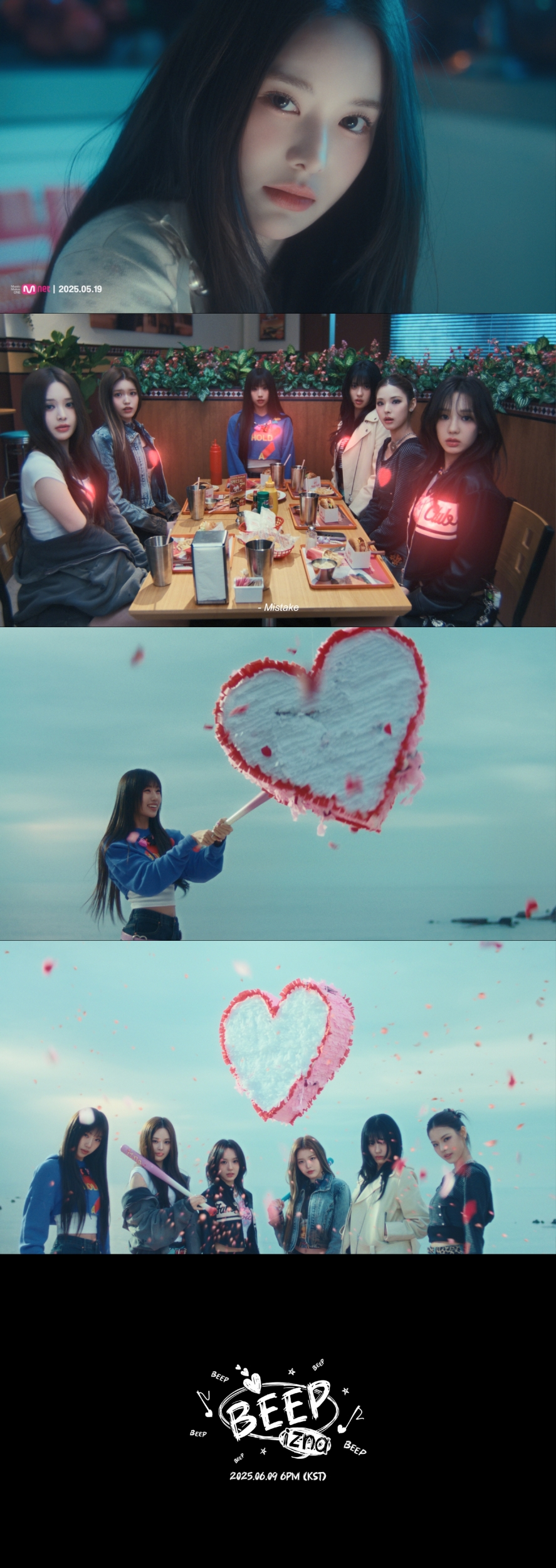 izna, 새 싱글 'BEEP(삡)' 뮤직비디오 티저 공개…하이틴 감성 '설렘 유발'