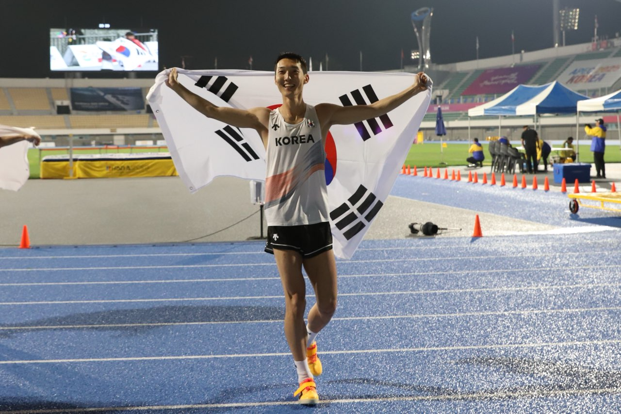 직장운동경기부 소속 우상혁 선수