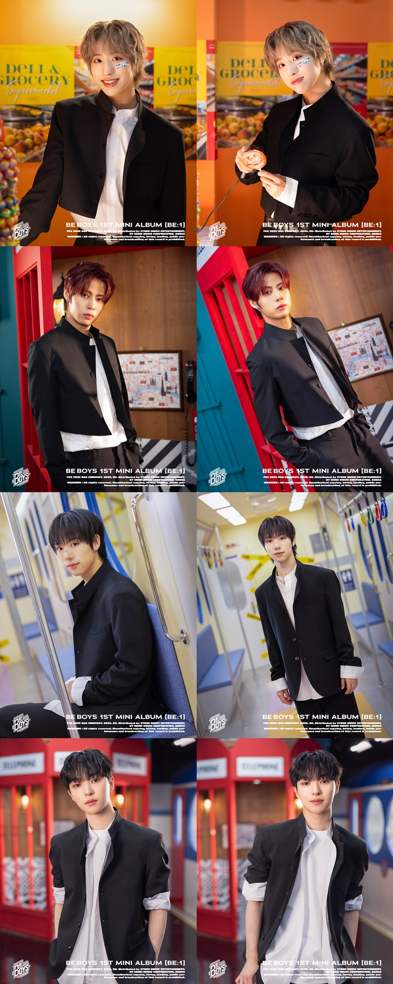 비보이즈, 데뷔 앨범 개인 콘셉트 포토 공개…청량 입은 악동 꾸러기의 등장