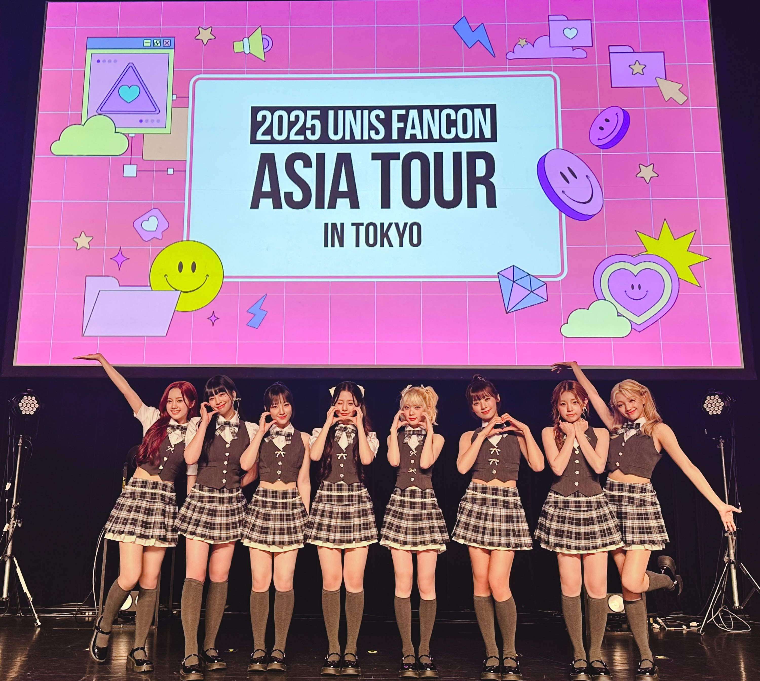 유니스, 아시아 투어 도쿄 공연 성료…11곡 무대→다채로운 코너로 꽉 채운 공연