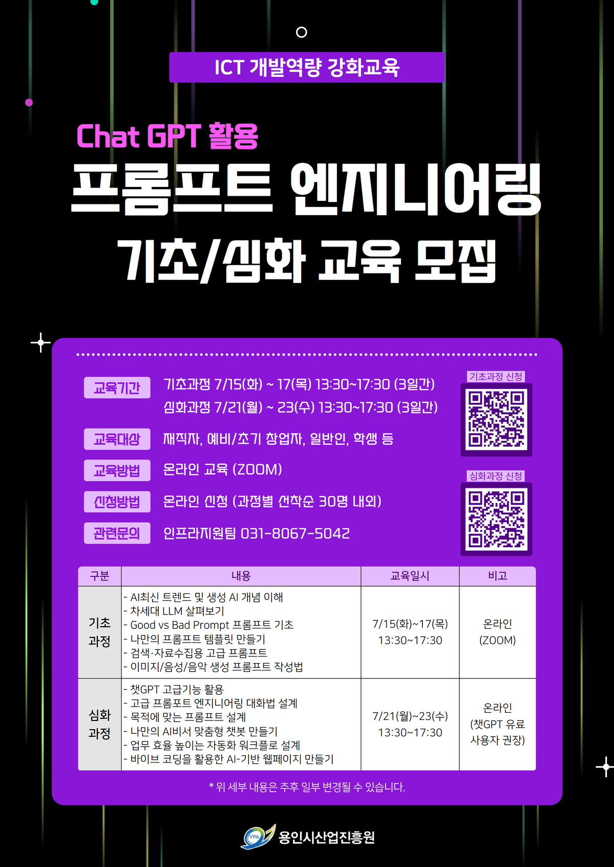 챗GPT 활용 프롬프트 엔지니어링 포스터