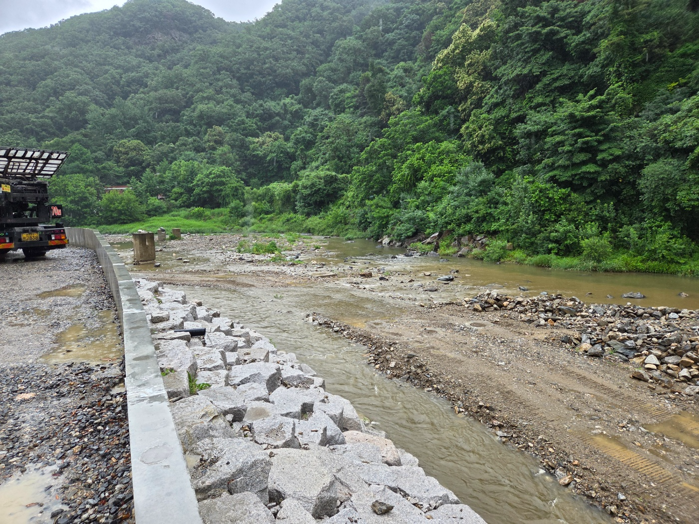 남양주 구운천 퇴적토사 제거