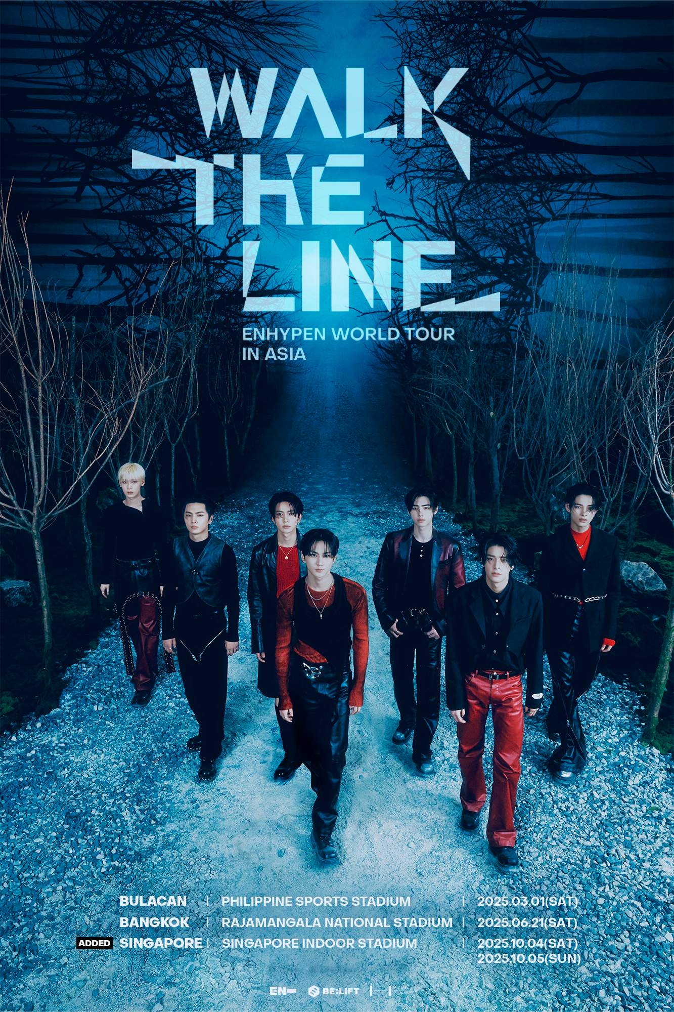 엔하이픈, 월드투어 ‘WALK THE LINE’ 싱가포르 추가 개최…‘팬들 성원 힘입어’
