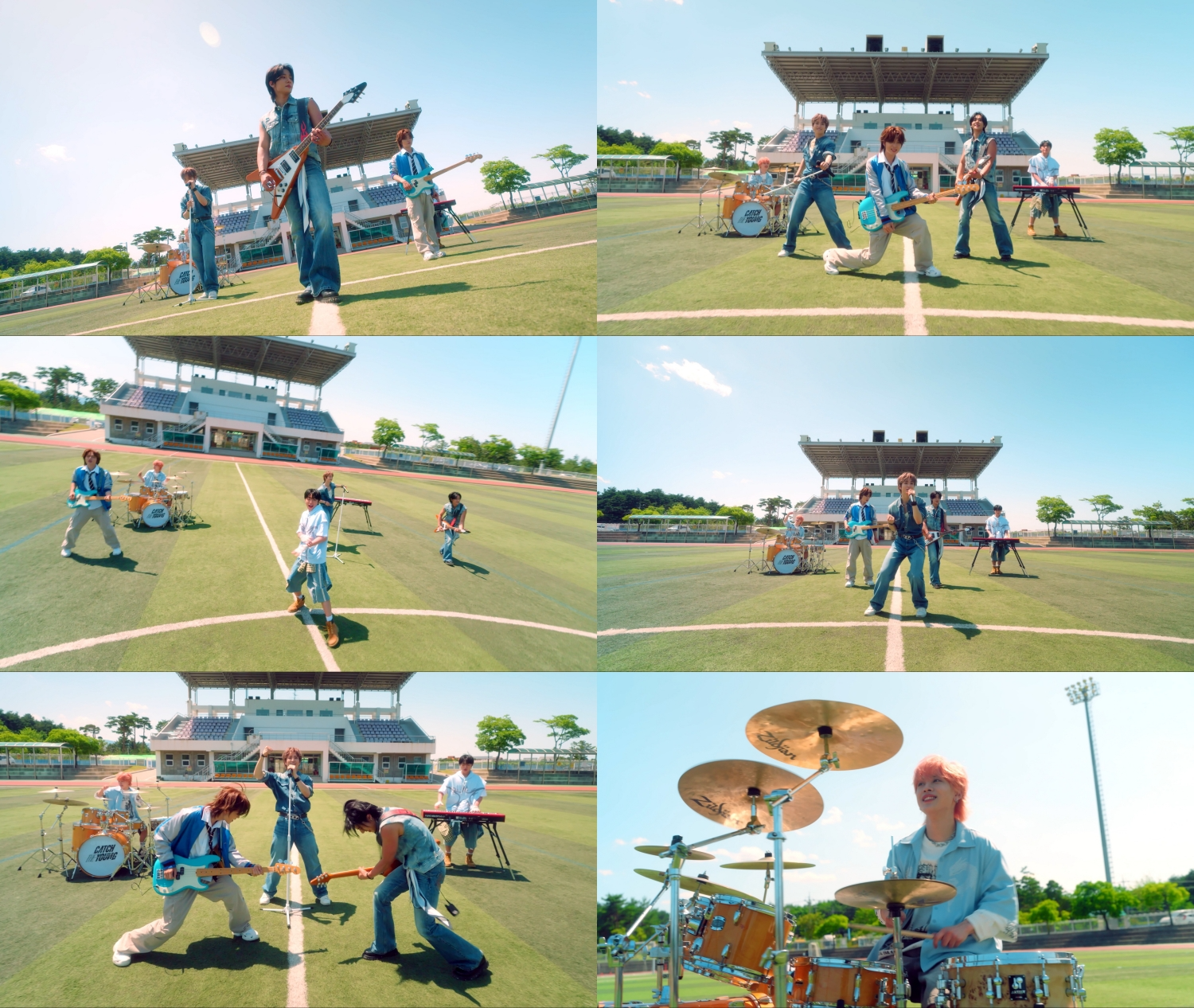 캐치더영, 신곡 ‘이상형(Ideal Type)’ 퍼포먼스 비디오 공개…드론샷+댄스로 완성한 여름의 질주