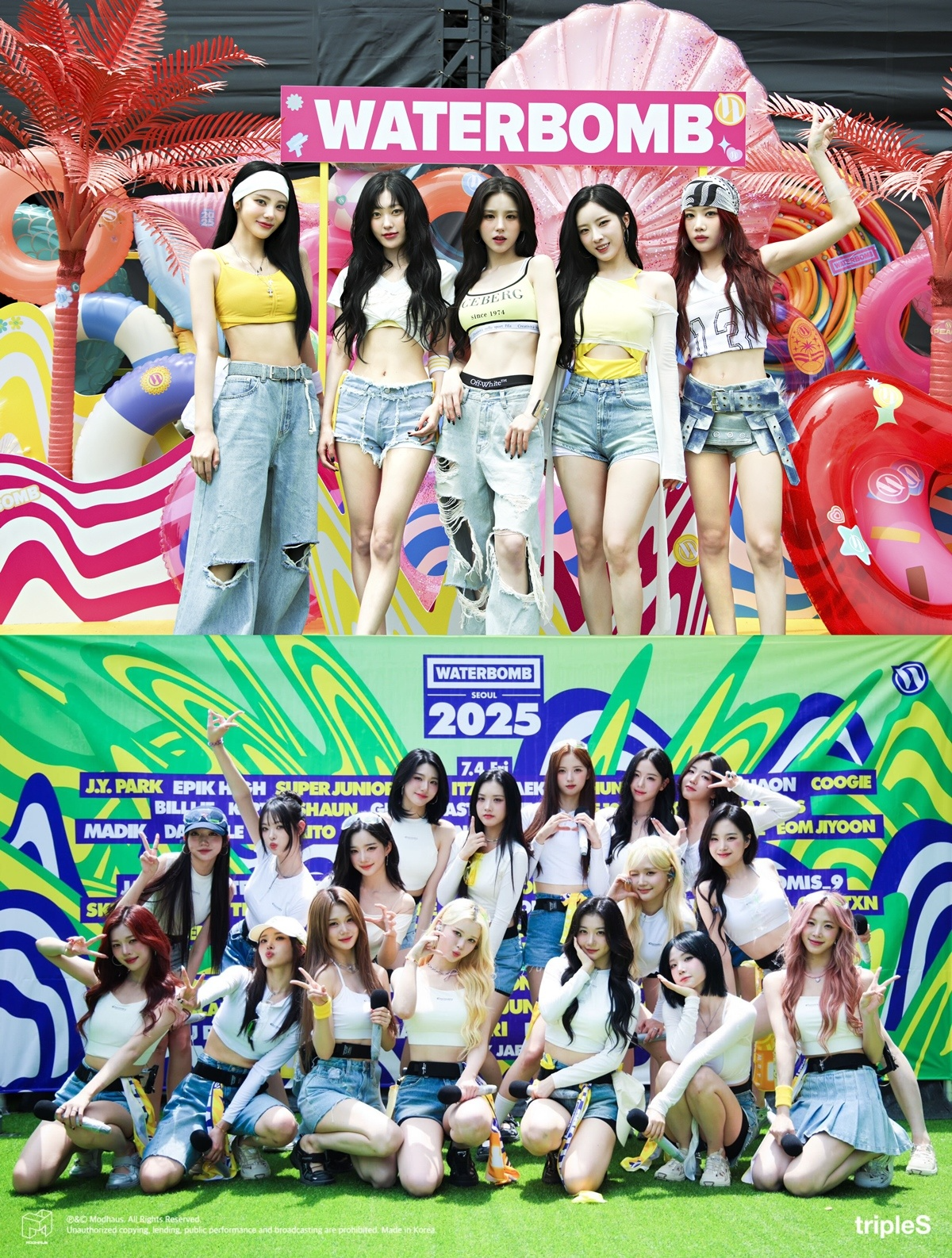 “그 어느 때보다 뜨거웠다” 아르테미스 & 트리플에스, '워터밤 서울 2025'서 압도적 퍼포먼스 선사