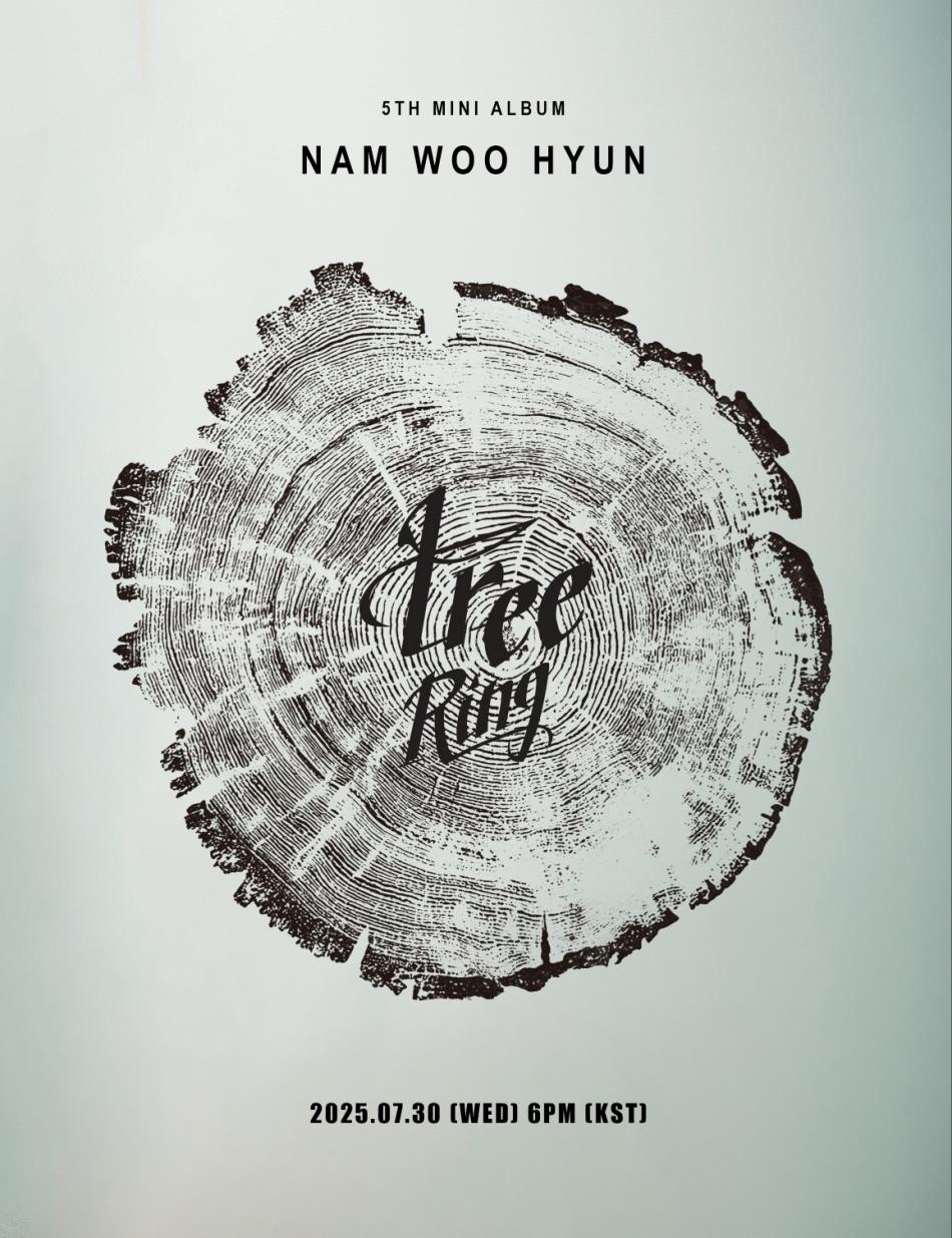 인피니트 남우현, 30일 새 앨범 ‘Tree Ring’으로 컴백 확정…‘유니크 무드’ 커밍순 이미지 공개