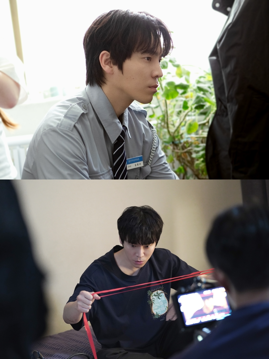 ‘살롱 드 홈즈’ 이재균, 과몰입 더하는 비하인드 이미지 공개…‘수상한 정체’