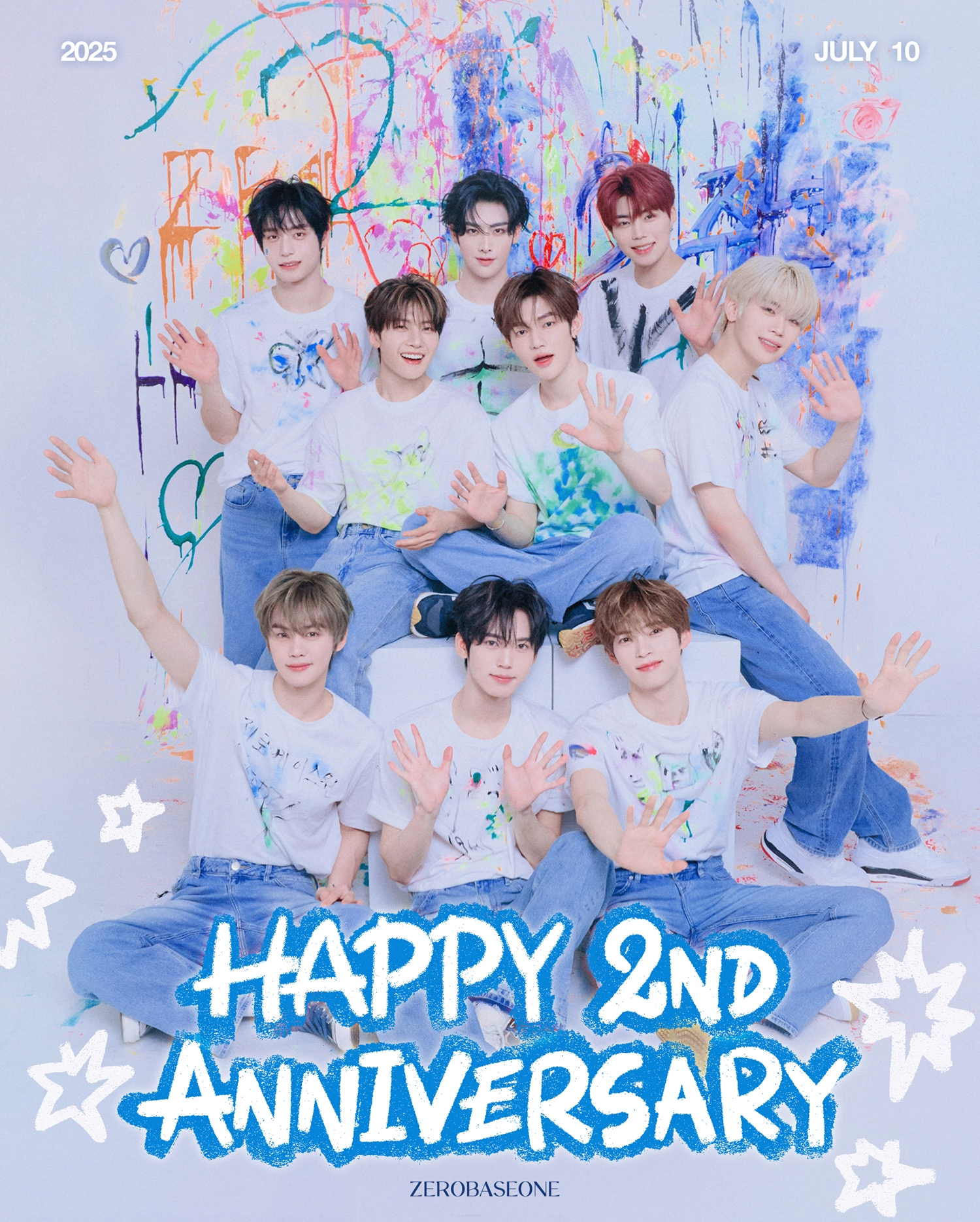 ‘데뷔 2주년’ 제로베이스원, 팬들과 함께하는 꽉 찬 하루…특별 콘텐츠→팝업 스토어 진행