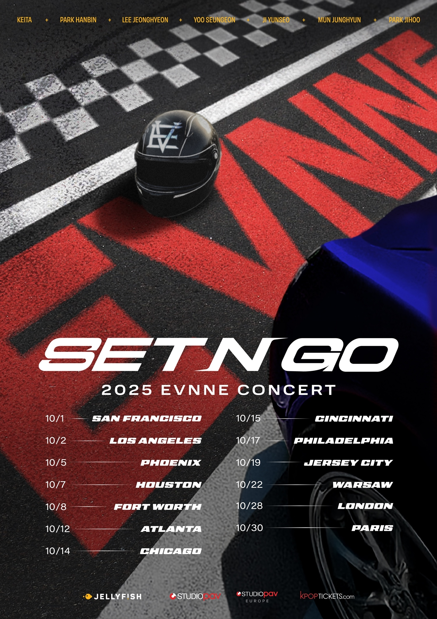 이븐(EVNNE), 컴백 이어 美 투어까지 확정…글로벌돌 인기 질주ing