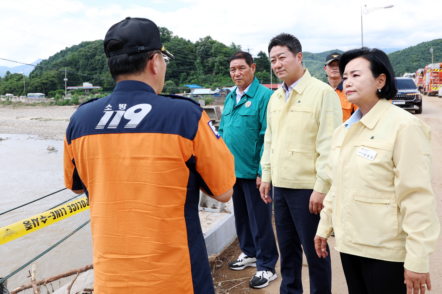 경기도의회 의장단 집중호우 피해 현장 점검