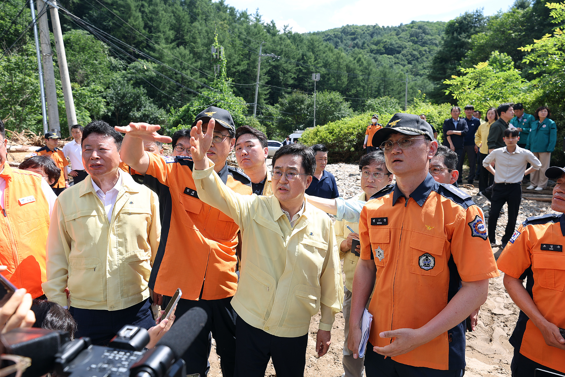 가평군 수해 현장 재방문