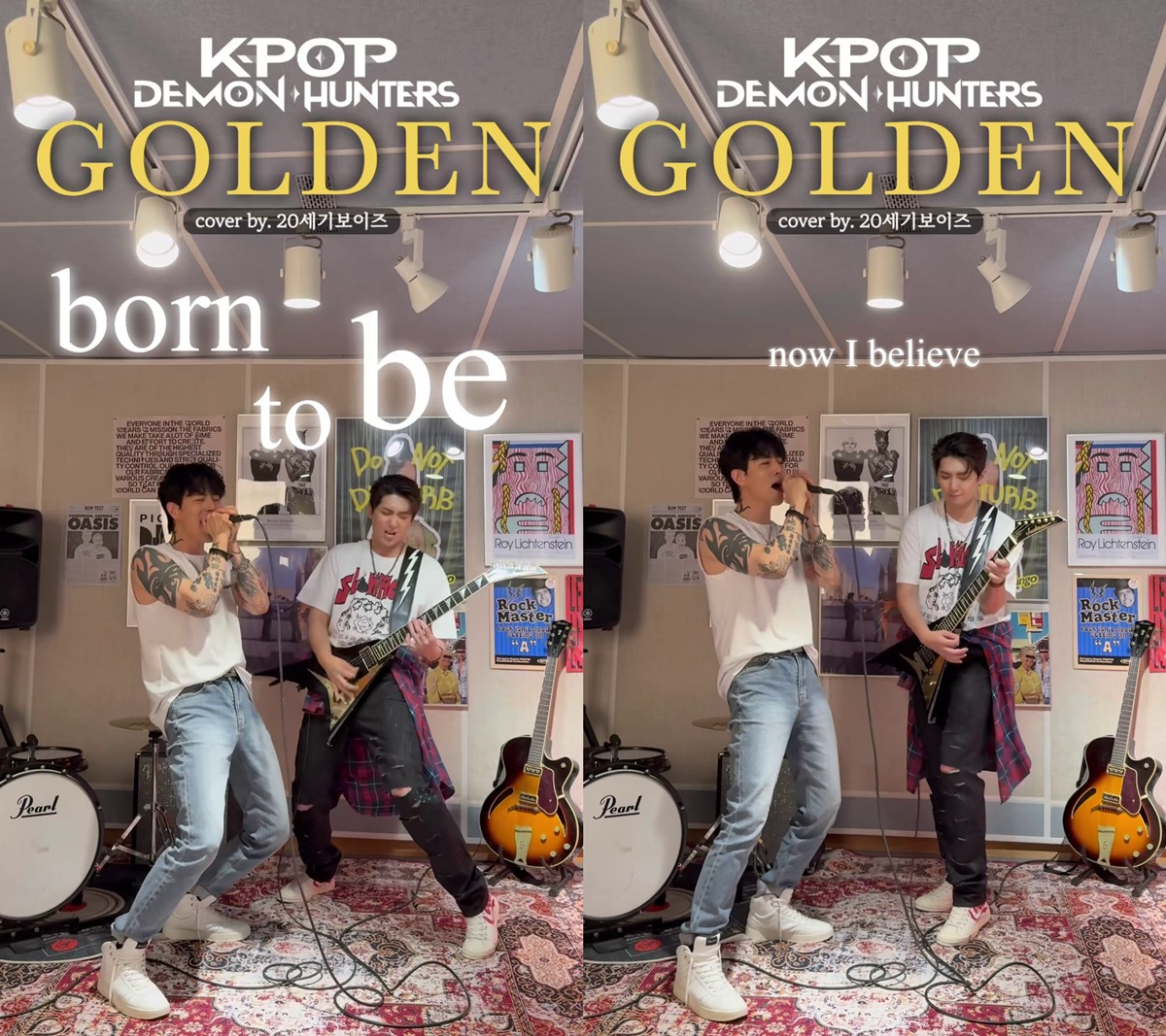 20세기보이즈, 커버 종결자 등장…고음 폭발 ‘Golden’ 록 버전 공개