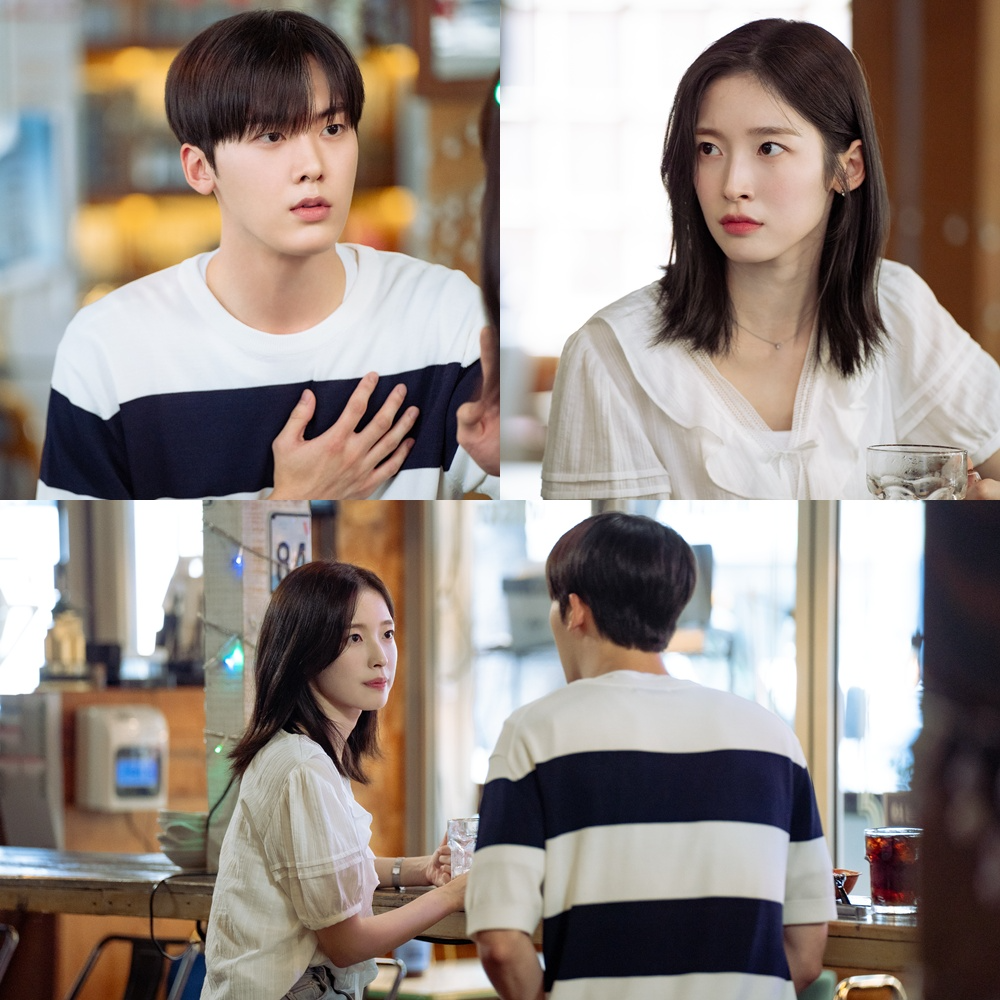 ‘내 여자친구는 상남자’ 윤산하-아린, 분노의 콜라 원샷 현장…달달 커플의 위기