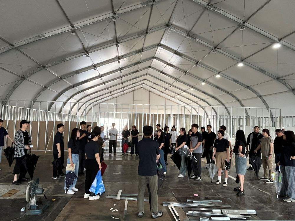 제천국제한방천연물산업엑스포 조직위가 엑스포 행사장 일원에 자체 현장점검을 실시했다.(충북도청 제공)