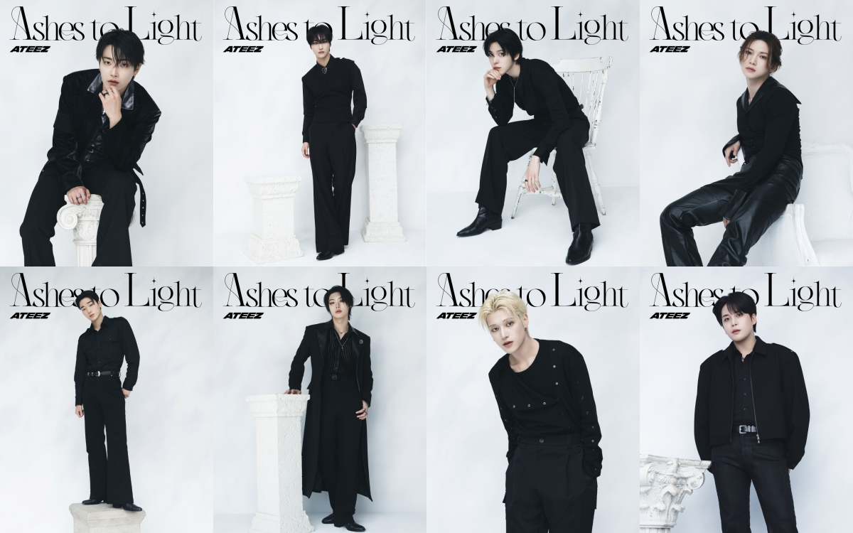 에이티즈, 日 정규 2집 멤버별 앨범 포토 공개…8인 8색 무결점 비주얼