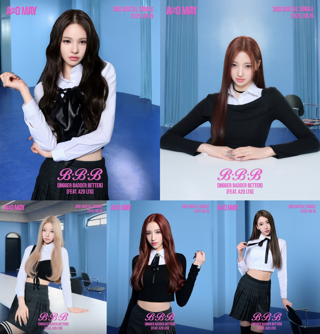 A2O MAY, 신곡 ‘B.B.B’ 비주얼 포스터 이미지 공개…클래스 다른 비주얼