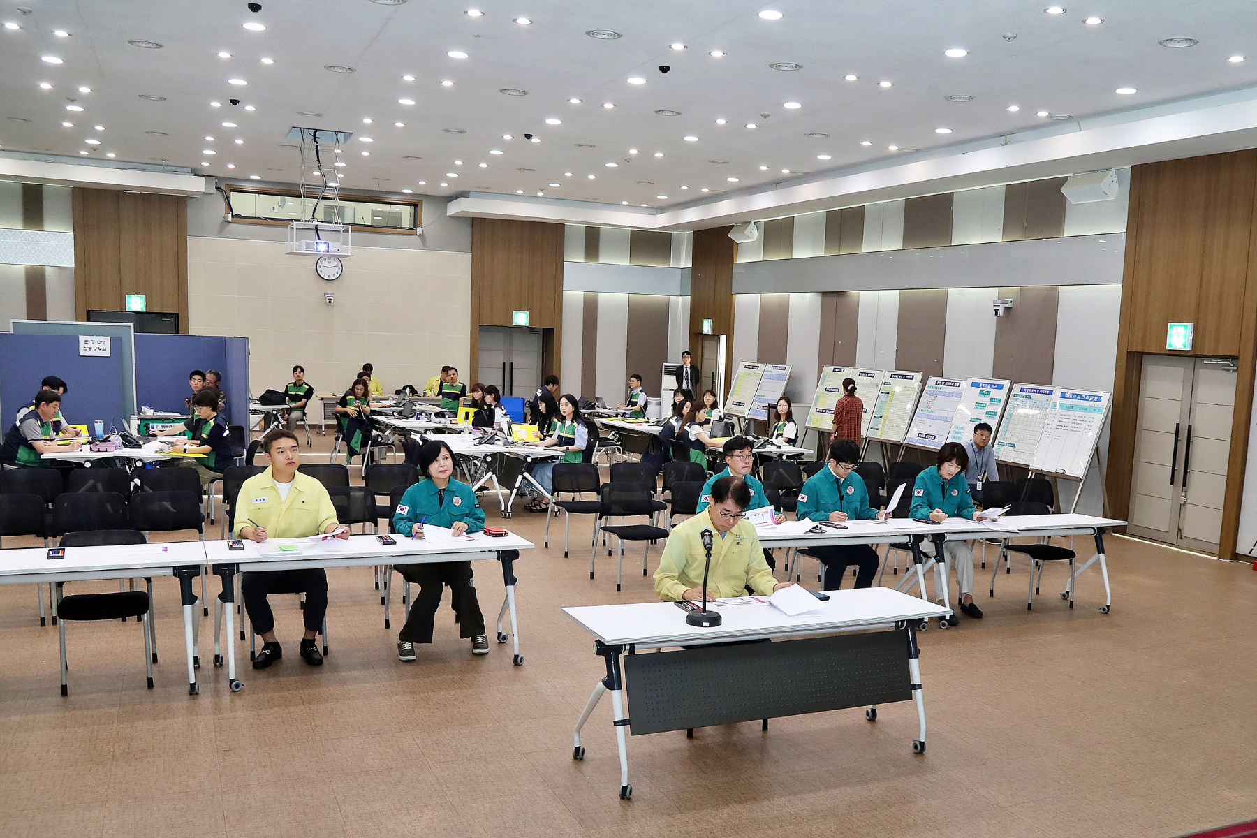 의왕시의회 을지훈련 격려 방문