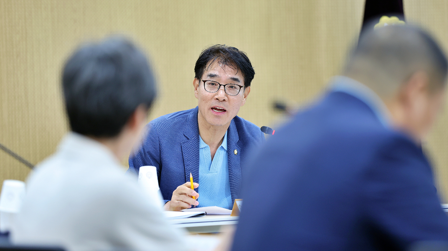 주민자치위원협의회와 간담회