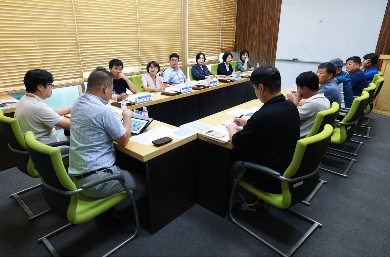 '관내 택시승강장 개선' 주제의 간담회 개최