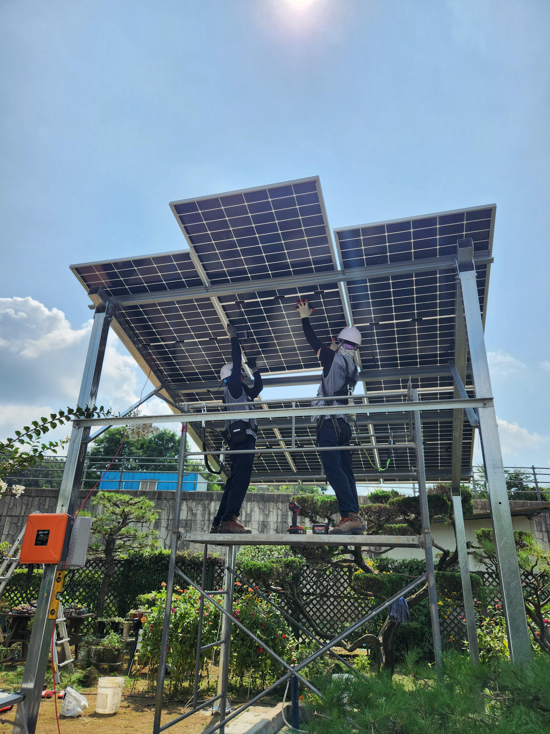 융복합지원사업 컨소시엄 태양광 발전설비