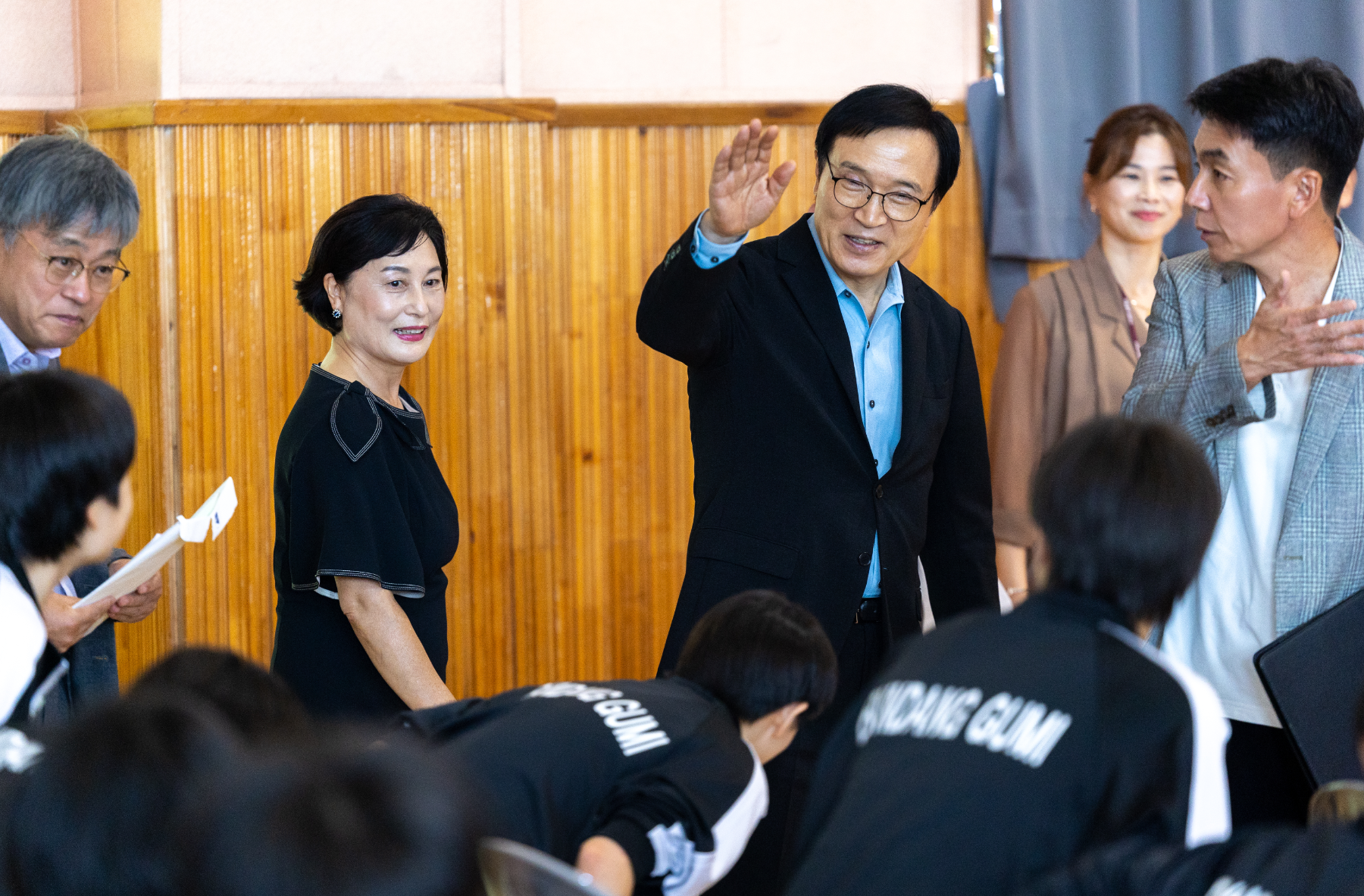 분당구미중학교 농구부 창단식