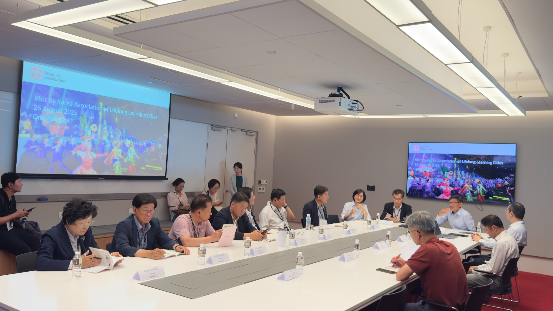 김경희 시장 싱가포르 평생교육기관 방문