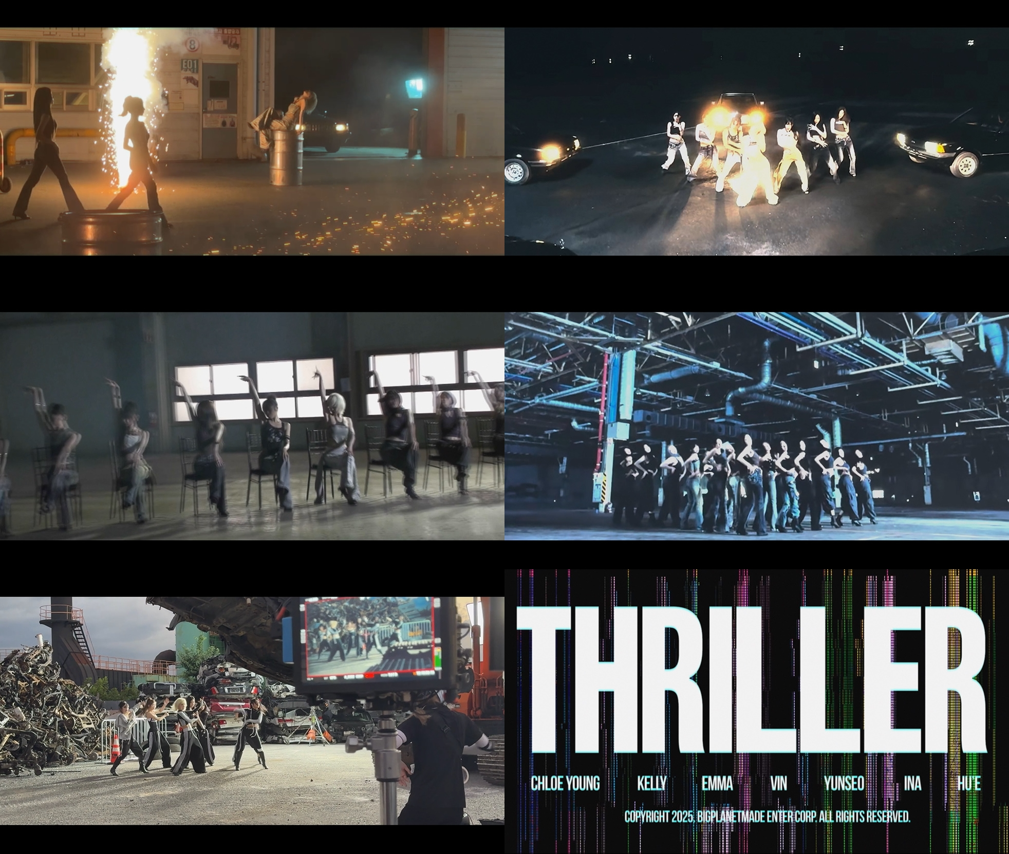 배드빌런, 신보 ‘THRILLER’ 스팟 비디오 공개…역동적 퍼포먼스 포착