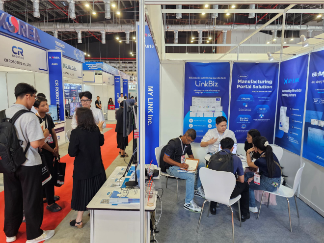 마이링크, AW Vietnam 2025 참가...글로벌 제조 DX 솔루션 경쟁력 입증 - 뉴스 썸네일 이미지
