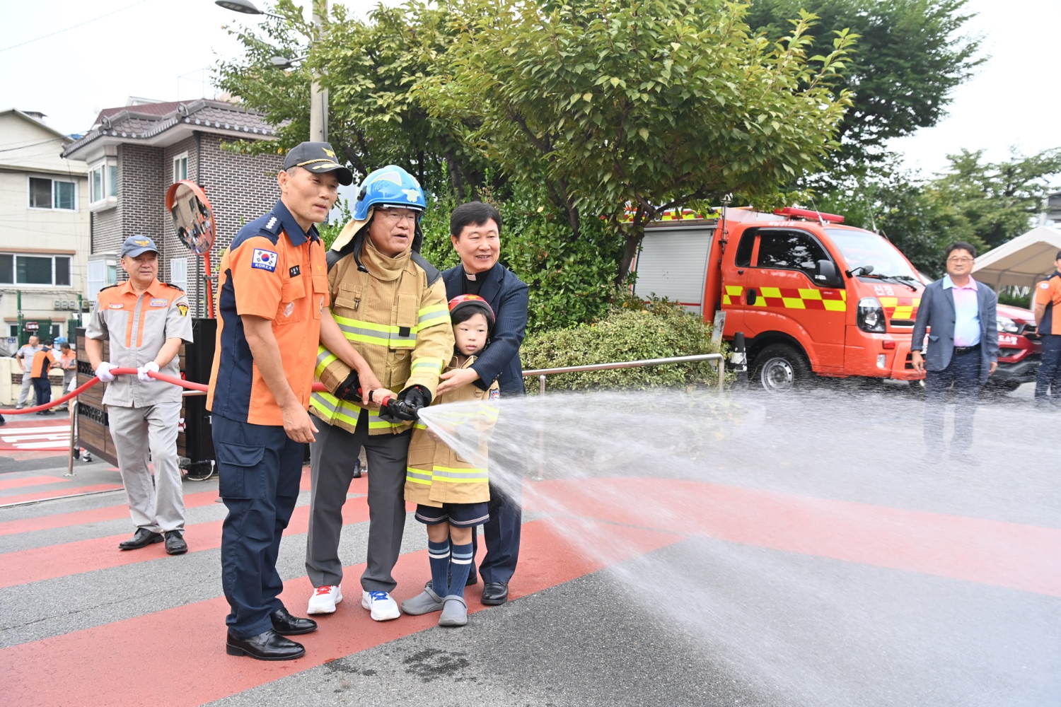 비상소화장치 설치 준공식