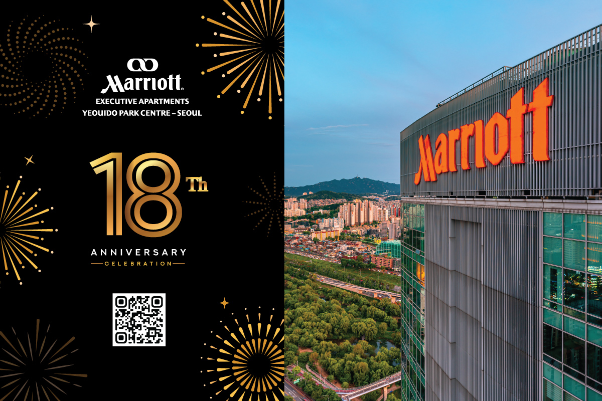 여의도 메리어트 호텔, 개관 18주년 맞아 'Anniversary Moments' 패키지 출시…다채로운 기념 이벤트도 진행