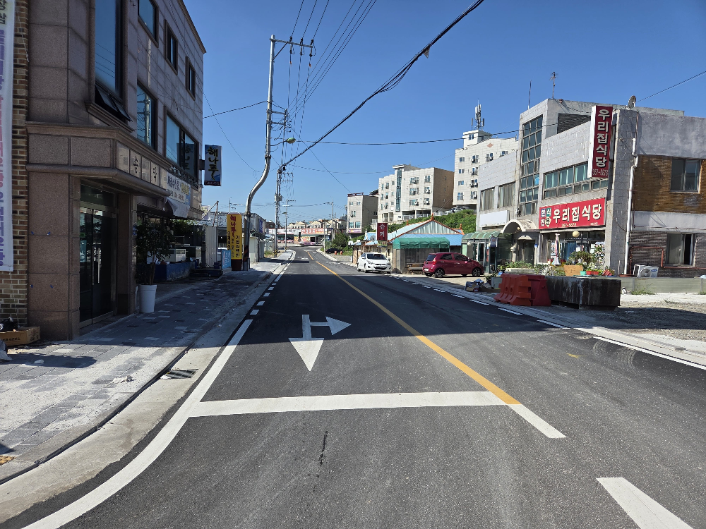 한진 도시계획도로(당진시 제공)