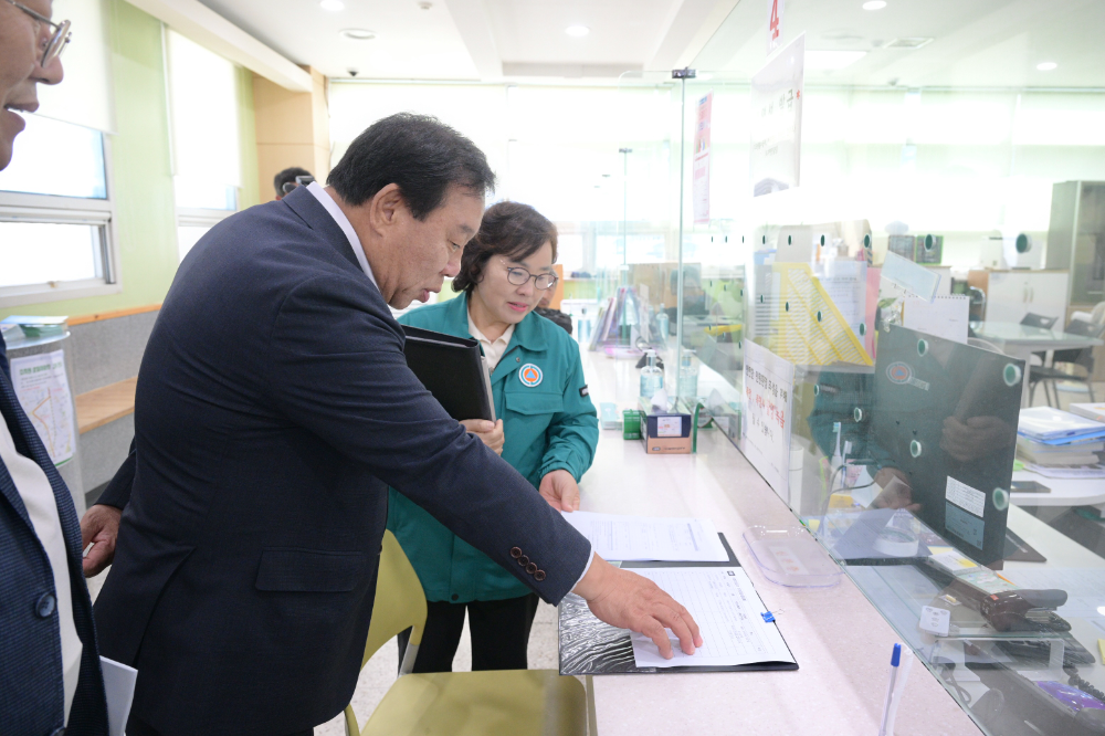 세종시 최민호 시장 조치원읍 행복누림터 현장방문