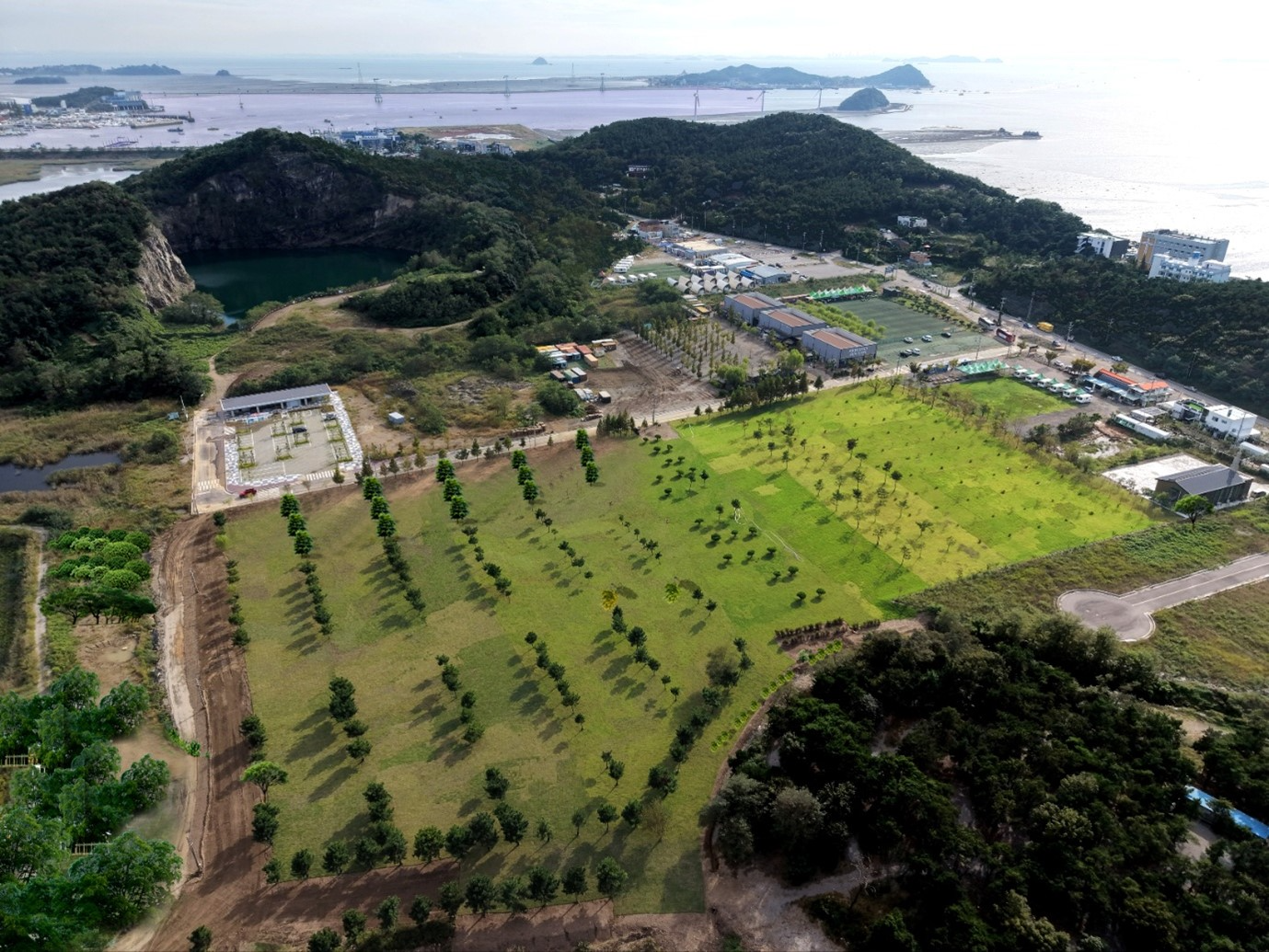 대부도펜션시티, 36홀 대부도파크골프장 10월 개장