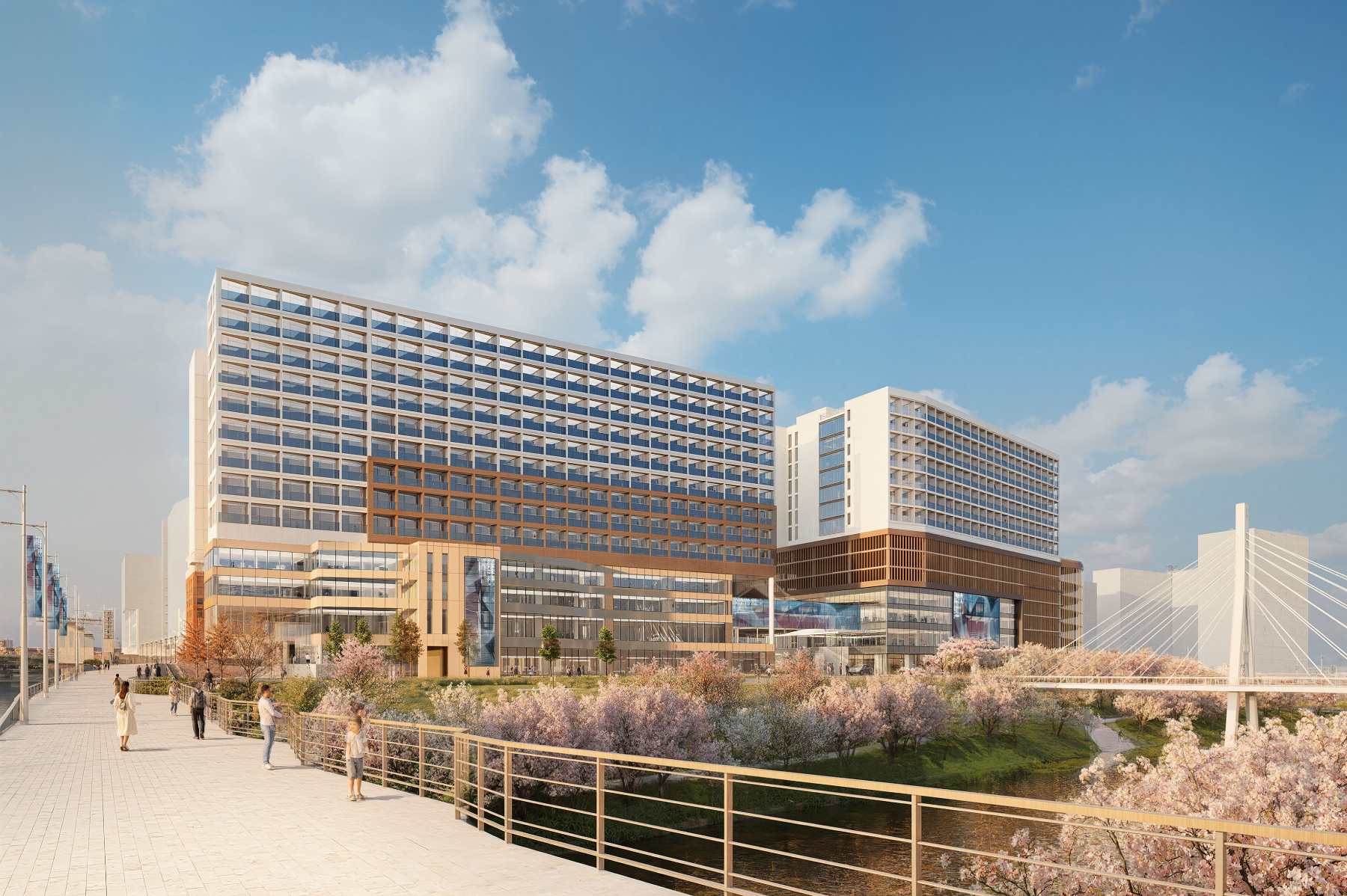 판교 봇들저류지 복합개발사업 조감도