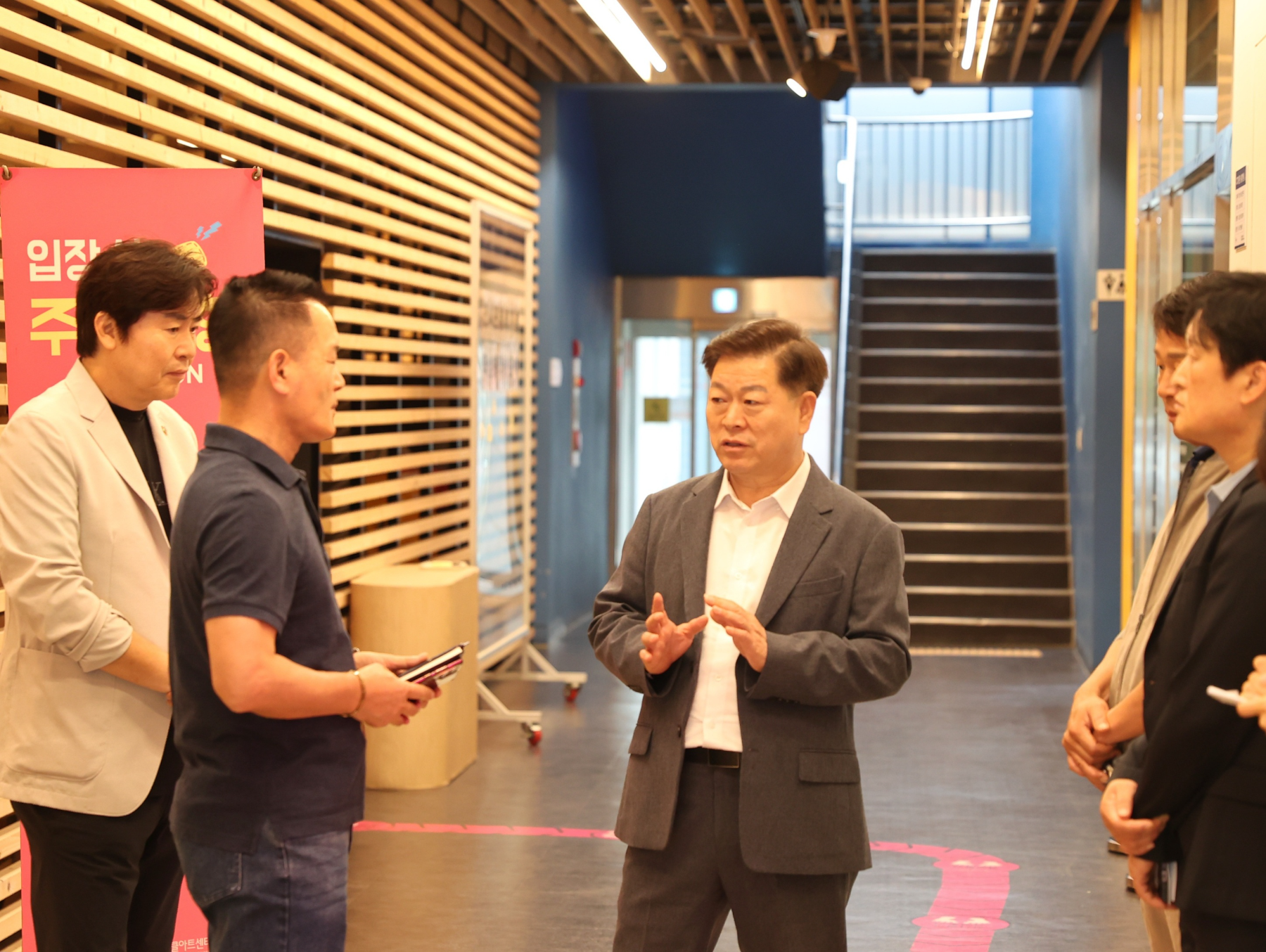 박승원 시장, 연휴 근로자들과 소통하는 시간