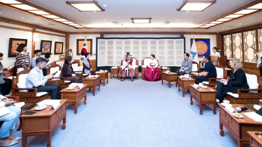 세종시 최민호 시장과 외신 기자단 간담회 (세종시 제공)
