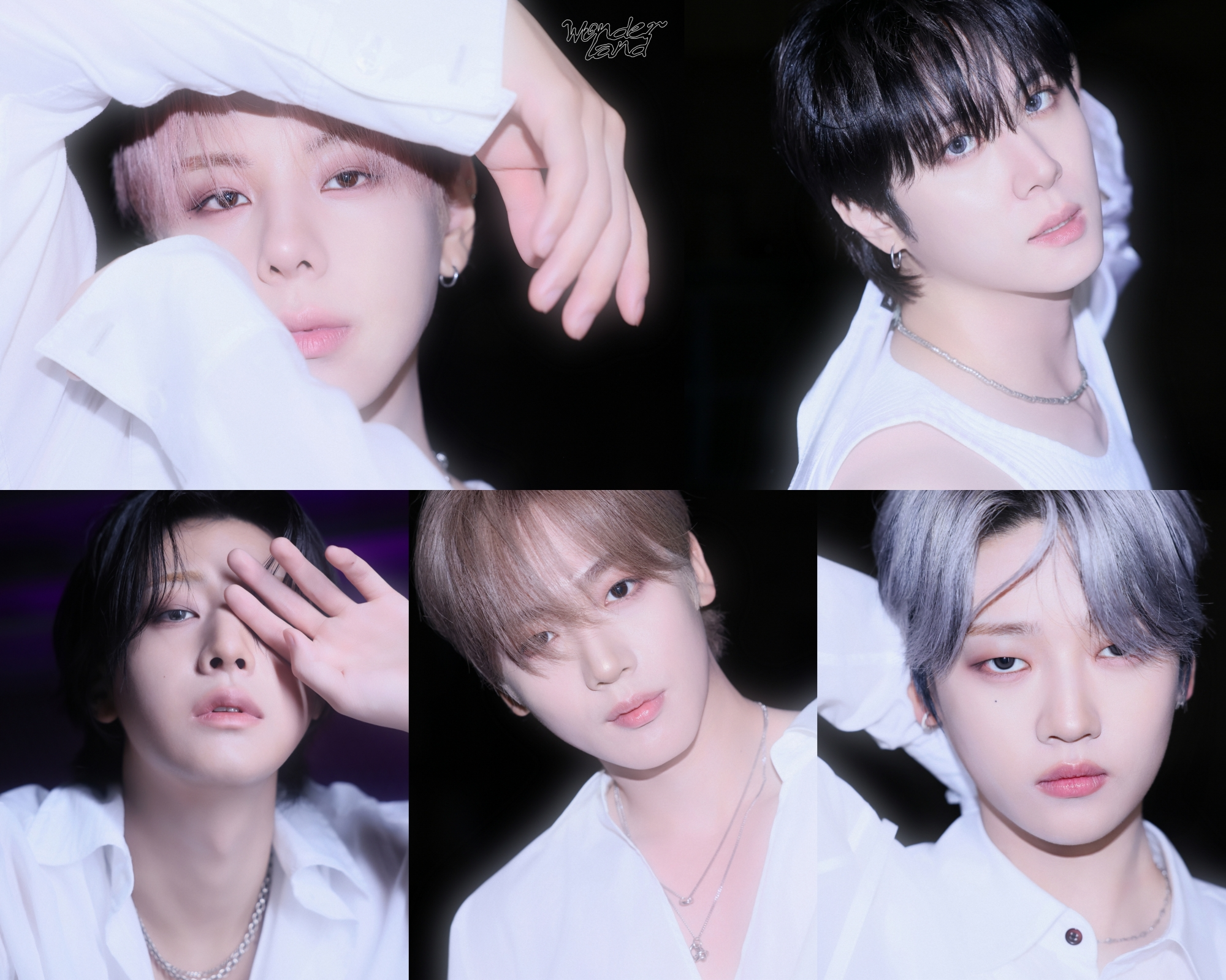 위아이, 미니 8집 'Wonderland' 콘셉트 포토 공개…'화이트↔레드' 극과 극 대비